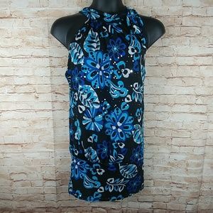 Voice bubble? hemline side tie halter X-Large